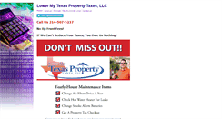 Desktop Screenshot of lowermytexaspropertytaxes.com